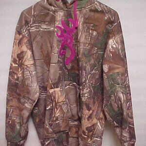 Browning For Her Camo Hoodie size Large